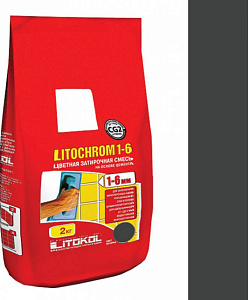 Затирка Litochrom C 470 черная 2 кг