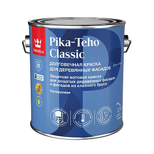 Краска Tikkurila Pika-Teho Classic для деревянных фасадов матовая база А белая 2,7 л