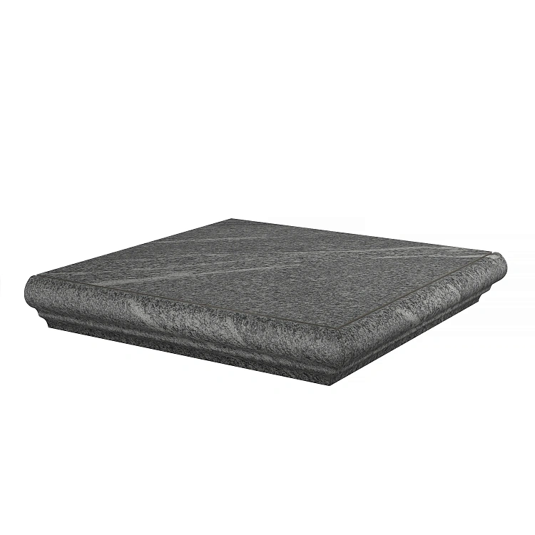 Ступень KERAMA MARAZZI Бореале угловая серый тёмный 30x30x0,8