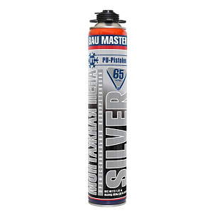 Пена монтажная BAU MASTER SILVER зимняя профессиональная 65л