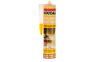 Герметик SOUDAL акриловый для дерева и паркета сосна 280 мл
