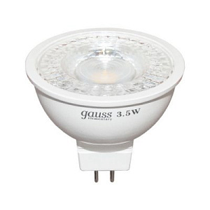 Лампа Gauss LED Elementary MR16 3.5W 4100K 