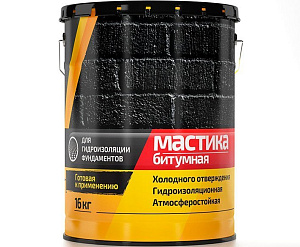 Мастика ProfiLux гидроизоляционная битумная 1,8кг