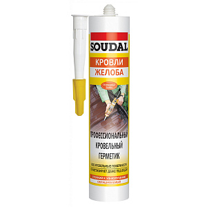 Герметик SOUDAL Профессиональный кровельный Аквафикс 280 мл