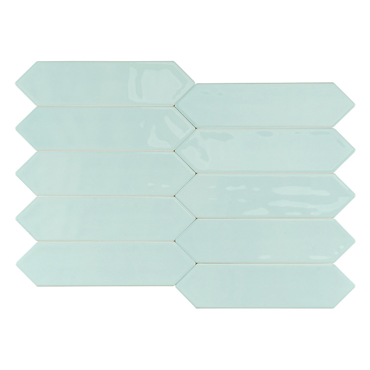 Плитка керамическая Малый формат Smile Tile Пикет Аква 7,5*30
