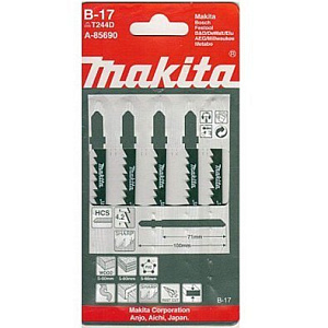 Набор пилок для лобзика MAKITA (из пяти полотен) А-85690