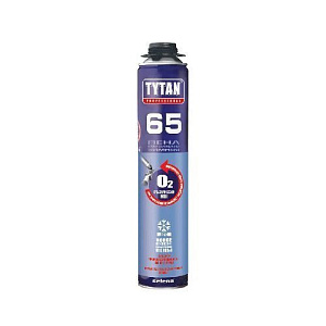Пена пистолетная "TYTAN 65" ПРОФИ "О2"  зимняя 750 мл.  
