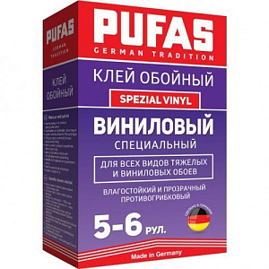Клей ПУФАС виниловый специальный 5-6 рул 150 г