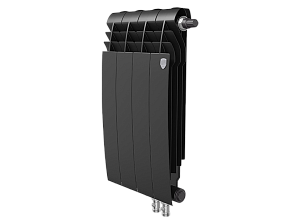 Радиатор Royal Thermo BiLiner Alum 500 Noir Sable 4 секции черный