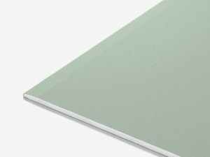 Гипсокартон КНАУФ-лист, влагоогнестойкий (ГСП-DFН2) 1200*2500*12,5 мм