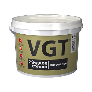 Жидкое стекло VGT натриевое 3кг