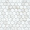 Мозаика Pietrine Dolomiti bianco MAT hex