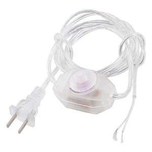 Шнур с диммером WIRE+2A 1.8m (2х0,75) WT 