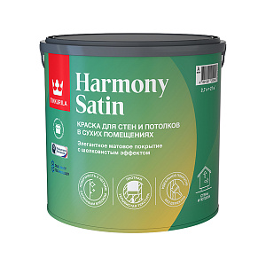  Краска Tikkurila Harmony Satin интерьерная матовая база А белая 2,7л