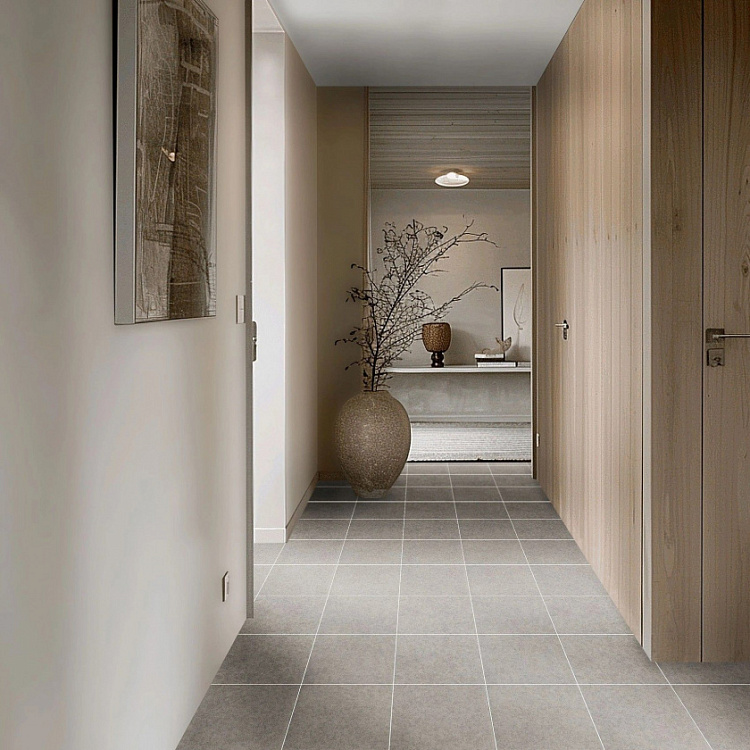 Клинкерная плитка Керамин Остин 7 серый светлый бетон 29,8*29,8