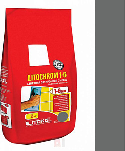 Затирка Litochrom C 10 серая 2 кг