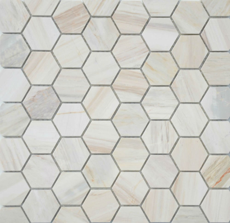 Мозаика Pietrine Nuvola rosato POL hex
