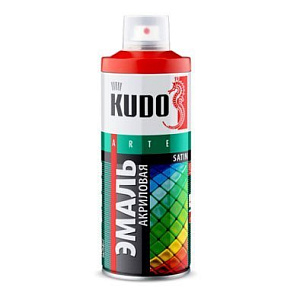 Эмаль KUDO краска аэрозольная акриловая SATIN RAL 1001 бежевая 520 мл