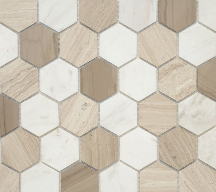 Мозаика Pietrine Pietra Mix 3 MAT hex