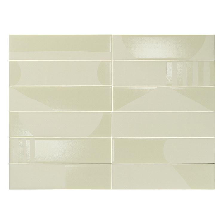 Керамогранит Малый формат Smile Tile Ривера Мистический фисташковый 7,5*30