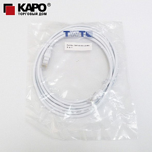 Патч-корд Lanmaster UTP (molded) UTP cat 5E белый 3м, 4 пары, 26AWG