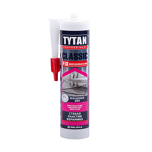 Клей TITAN Professional CLASSIC FIX монтажный прозрачный 310 мл