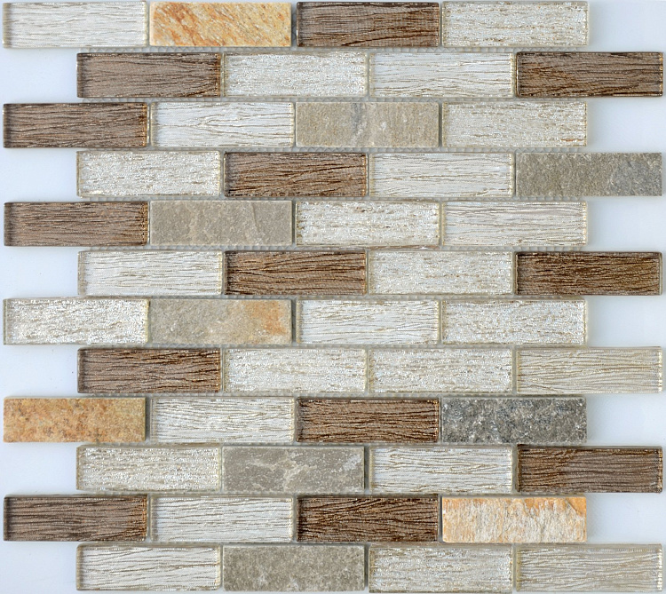Мозаика Caramelle Mosaic Naturelle Onega 23x73x8