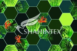 Коврик SHAHINTEX DIGITAL PRINT 60Х90 джунгли зеленый