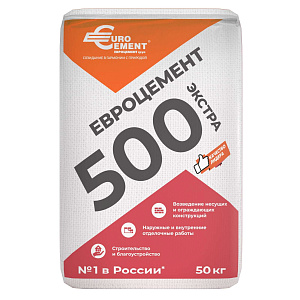 Евроцемент М500 Д20 (50 кг)