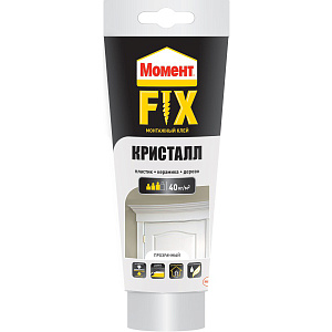 Клей Момент FIX монтажный Кристал 185г