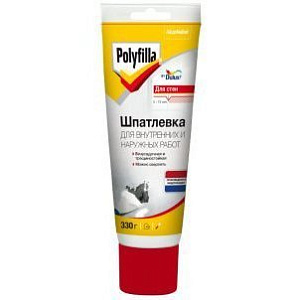 Шпатлевка Polyfilla быстросохнущая для внутренних и наружных работ, 330г