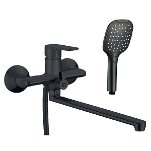 Смеситель Osgard PLATT BLACK для ванны с длинным изливом 87223