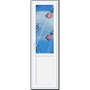 Готовая Дверь балконная REHAU 2180*670
