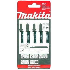 Набор пилок для лобзика MAKITA (из пяти полотен) А-85759