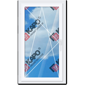 Готовое окно ПВХ REHAU 1440*870 одностворчатое двухкамерное