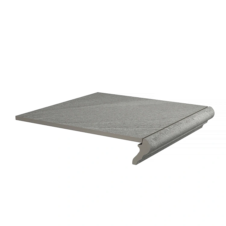 Ступень KERAMA MARAZZI Бореале фронтальная серый 30x30x0,8