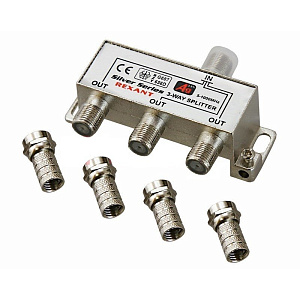 Делитель ТВ "краб" 3+4 шт под F BOX 5-1000 МГц "SILVER"