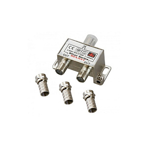 Делитель ТВ "краб" 2+3 шт под F BOX 5-1000 МГц "SILVER"