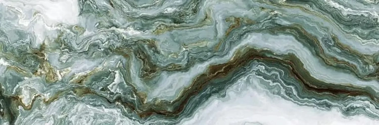 Плитка настенная Primavera Hypnose Light GL17B Malachite B glossy 30x90